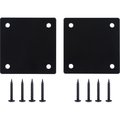 Lorell Mounting Plate for Modular Device - Black, 2PK LLR86942